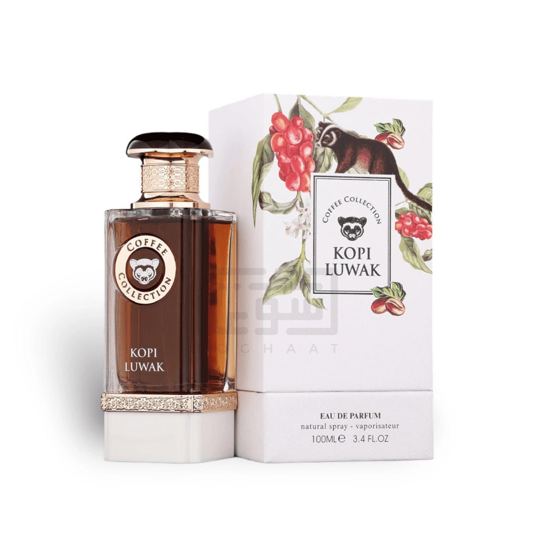 Kopi Luwak (Coffee Collection) 100ml EDP by Fragrance World - Tega Scents